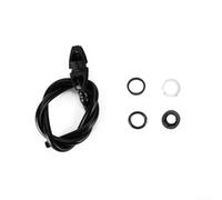 Tubo compatto Peep Sight con lente chiarificatrice per archi composti, leggero e facile da trasportare per precisione (6X nero)