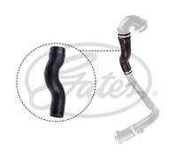 Tubo condotto aria AEM (gomma etilene acrilato) 09-0697 GATES per SAAB OPEL