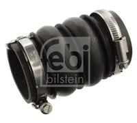 febi bilstein 103723 - Tubo d'aria di carica dal turbocompressore all'intercooler, 1 pezzo, nero