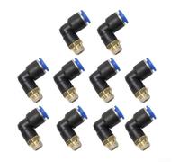 Tubo connettore a L da 8 mm per parti di macchine per smontagomme, connettori per linea d'aria da 1/8 ", raccordi pneumatici per attrezzature da negozio automobilistico