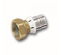 Tubo Connettore Alluminio Raccordi a Pressare SANHA Metà Vite 32 MM X 1 1/4 "