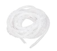 Tubo copricavo spiralato diametro 10mm 10 metri bianco Aigostar
