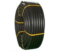 Tubo corrugato 20 mm 100 m 【Rafforzato a doppio strato】• 【IGNIFUGO】 Non propagatore di fiamme • Tubi ondulati flessibili per cavi elettrici.• 100 metri • PVC di qualità