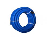 Tubo corrugato 40/32 doppio strato in cerchi blu RODK 10599