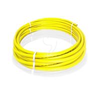 TUBO CORRUGATO ACCIAIO INOX ROTOLO 20 METRI CON GUAINA PER GAS