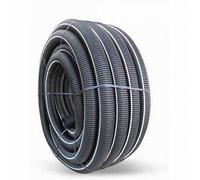 TUBO CORRUGATO CAVIDOTTO DOPPIA PARETE ø 110 MM 50 MT POLIETILENE PASSACAVI CABLAGGIO IMPIANTO ELETTRICO ISOLAMENTO LUCE FILI FILO TUBI FLESSIBILE FLEX MATASSA TERRA GIARDINO PROTEZIONE MARRAEDILE