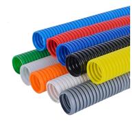 Tubo corrugato colorato 1M 6,5mm-20mm Guaina isolante per cablaggio auto Guaina per cavi - Blu - 14,3 mm