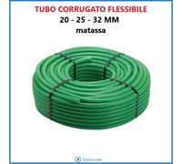 Tubo Corrugato da 16 20 25 32 mm Flessibile per Cavi elettrici Matassa mt Guaina