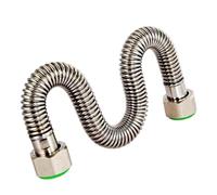 Tubo corrugato femmina BSP da 1/2" in acciaio inossidabile 304, tubo flessibile di ingresso e uscita spesso for scaldabagno, lavandino del bagno(40cm)