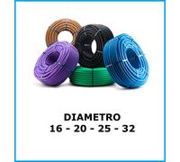 TUBO CORRUGATO FLESSIBILE PER IMPIANTI ELETTRICI MATASSA DA 25/50/100 MT