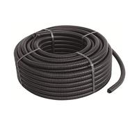 Tubo corrugato nero con tirafilo diametro 25mm