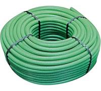 Tubo corrugato isolante verde Ø25 mm con tirafilo rotolo da 50 metri PVC autoes
