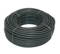 TUBO GUAINA CAVO CORRUGATO 16 NERO FLESSIBILE FLEX PVC IMPIANTO ELETTRICO 100MT