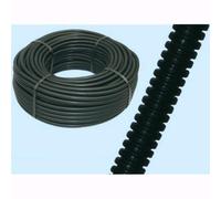 TUBO GUAINA CAVO CORRUGATO 16 NERO FLESSIBILE FLEX PVC IMPIANTO ELETTRICO 100MT
