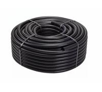 TUBO CORRUGATO PIEGHEVOLE PVC AUTOESTINGUENTE NERO Ø MM. 16/20/25/32 MATASSA