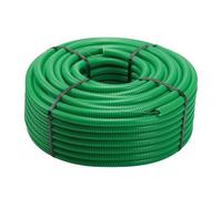 Tubo corrugato verde con tirafilo diametro 20mm