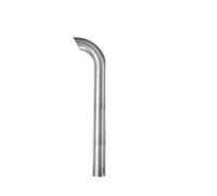 Tubo curvato con manicotto 100cm marmitta scarico trattore camion VARI DIAMETRI