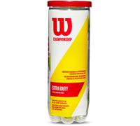 Wilson WRT100101 Palline da Tennis Champ Extra Duty, Tubo con 3 Palline, per Tutte le Superfici, Giallo