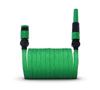 Tubo da giardino, 15 m, tubo piatto per l'acqua salvaspazio, non si piega e non si attorciglia, peso ridotto, adatto per avvolgitubo