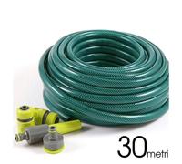 TUBO DA GIARDINO 30 MT IN PVC IRRIGAZIONE E GIARDINAGGIO CON CONNETTORI