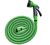 TUBO DA GIARDINO 3X ESTENSIBILE IRRIGAZIONE POMPA CON PISTOLA 22,50 MT HOSE