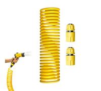 Tubo Da Giardino A Arrotolabile - Spruzzatore Design a Molla Telescopico con Getti Multipli - Manichetto Flessibile | per Esterno Camper Bagno Animali Campeggiatori Giardino Prato Auto