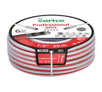 Vartco Professional Plus Tubo flessibile per acqua potabile a 6 strati, anti-torsione, tubo per irrigazione da giardino, flessibile, resistente ai raggi UV, 30 bar, (1,25 cm, 20 m)
