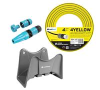 Tubo da Giardino da 1/2" 30 m + Gancio + Irrigatore Cellfast Yellow