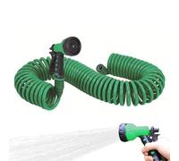 Tubo da giardino di ritorno: ugelli per lavaggio auto, tubo 'acqua a , tubo flessibile di irrigazione | Tubo di ritorno, tubo 'acqua autoretrattile con connessioni esterne,