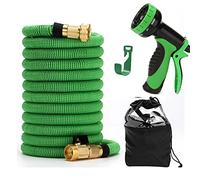 Tubo da giardino espandibile 75300 m, leggero, resistente e flessibile, con raccordi in ottone massiccio per irrigazione superiore, lavaggio, giardinaggio e uso esterno
