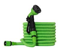 TUBO DA GIARDINO ESTENSIBILE ALLUNGABILE PISTOLA POMPA ANNAFFIATORE FINO A 30 MT