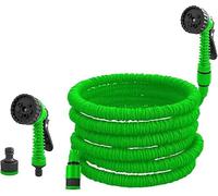 Tubo da giardino flessibile con siringa dell'acqua 3/4 pollici doccetta