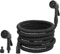 Tubo da giardino flessibile con siringa dell'acqua 3/4 pollici doccetta