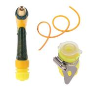 Tubo da Giardino Giallo Flessibile 5m, in Plastica e Rame | Irrigazione e Pulizia Esterna, Multiuso per Casa e Giardino, Adatto a Superfici e Aree Circolari