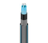 Cellfast Tubo da giardino HOBBY ATS2 ™, Heavy Duty, 6 strati, resistente ai raggi UV, tricot tricot a doppia croce ATS2 ™, 30 bar,1/2",25m,16-200
