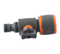 Tubo da giardino in linea rubinetto valvola di chiusura con connettore rapido per innaffiare piante, fiori, prati, agricoltura, villa