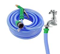 Tubo da giardino lungo da esterno, per irrigazione, estensibile magico, kit di lavaggio auto, irrigazione per fiori, esterno, cortile, cortile