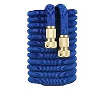 Tubo da giardino magico estensibile ad alta pressione magico, tubo flessibile for irrigazione estensibile da 5-30 m, forniture for autolavaggio(Blue,50ft-15m)