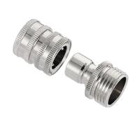 Tubo da giardino Quick Connect Tubo Acqua Raccordo Acciaio Femmina e Pressione Connettore Maschio Adattatore Rondella Pompa
