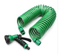 Tubo da giardino retrattile - Tubo di irrigazione leggero ed estensibile, tubo flessibile in EVA con in | Tubo da giardino arrotolabile con ugello spray, tubo in poliuretano durevole