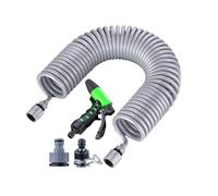 Tubo Da Giardino Retrattile | Tubo Flessibile In Gomma - Nucleo in Lattice 4 Strati Resistente alla Pressione 20m per Cantiere, Piscine, Lavaggio Auto, Giardino