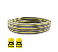 Tubo da giardino, set di collegamento per tubo da giardino da 1/2", per avvolgitubo con 2 connettori per tubo flessibile, prolunga per tubo da giardino per rubinetto e carrello (1 m)