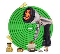Tubo da giardino telescopico magico, tubo flessibile in plastica for autolavaggio, pistola a spruzzo in metallo, irrigazione da giardino all'aperto, 25 piedi. A 100 piedi(Hose kit-03,75ft-22.5m)