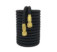 Tubo da giardino telescopico magico, tubo flessibile in plastica for autolavaggio, pistola a spruzzo in metallo, irrigazione da giardino all'aperto, 25 piedi. A 100 piedi(Hose-03,25ft-7.5m)