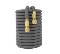 Tubo da giardino telescopico magico, tubo flessibile in plastica for autolavaggio, pistola a spruzzo in metallo, irrigazione da giardino all'aperto, 25 piedi. A 100 piedi(Hose-07,50ft-15m)