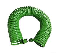 Tubo da giardino, tubo a spirale con ripristino automatico del tubo, flessibile estensibile fino a 7,5/10/15/20 m, adatto per irrigazione e connettore del rubinetto, resistente ai raggi UV (15 m)