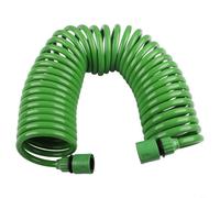 Tubo da giardino, tubo a spirale con ripristino automatico del tubo, flessibile estensibile fino a 7,5/10/15/20 m, adatto per irrigazione e connettore del rubinetto, resistente ai raggi UV (10 m)
