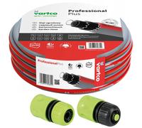 Tubo da giardino Vartco Professional Plus, a 6 strati, 30 m, 1/2" e 2 raccordi