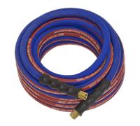 Tubo D'Aria 10M X Ø8Mm Con Giunti 1/4"Bsp Extra-Resistenti | Ah10R Sealey Nuovo