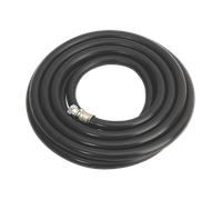 Tubo D'Aria 5M X Ø10Mm Con Giunti 1/4"Bsp Heavy-Duty - Sealey Ah5Rx/38 Nuovo